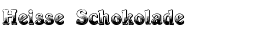 Heisse Schokolade - Download Thousands of Free Fonts at FontZone.net