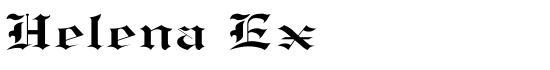 Helena Ex - Download Thousands of Free Fonts at FontZone.net