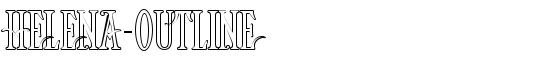 Helena-Outline - Download Thousands of Free Fonts at FontZone.net