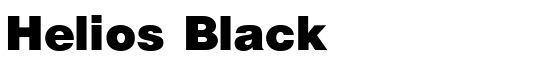 Helios Black - Download Thousands of Free Fonts at FontZone.net