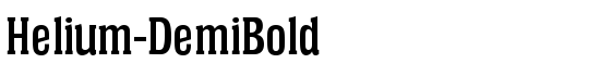 Helium-DemiBold - Download Thousands of Free Fonts at FontZone.net