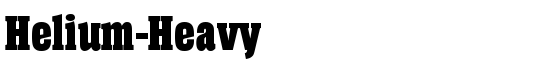 Helium-Heavy - Download Thousands of Free Fonts at FontZone.net
