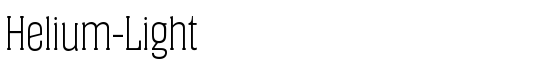 Helium-Light - Download Thousands of Free Fonts at FontZone.net