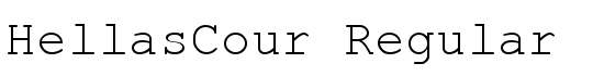 HellasCour Regular - Download Thousands of Free Fonts at FontZone.net