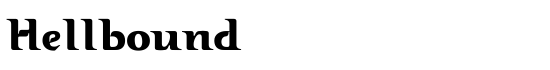 Hellbound - Download Thousands of Free Fonts at FontZone.net