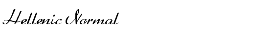 Hellenic Normal - Download Thousands of Free Fonts at FontZone.net