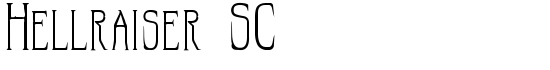 Hellraiser SC - Download Thousands of Free Fonts at FontZone.net