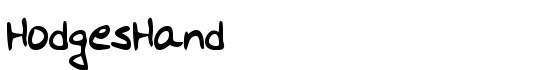 HodgesHand - Download Thousands of Free Fonts at FontZone.net