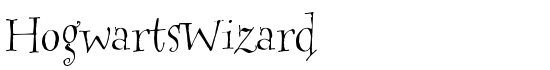 HogwartsWizard - Download Thousands of Free Fonts at FontZone.net