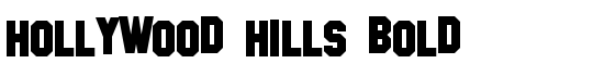 Hollywood Hills Bold - Download Thousands of Free Fonts at FontZone.net