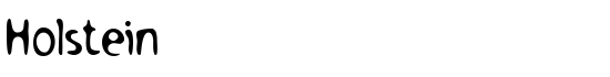 Holstein - Download Thousands of Free Fonts at FontZone.net