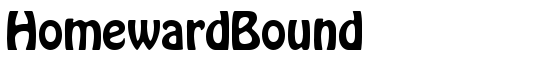 HomewardBound - Download Thousands of Free Fonts at FontZone.net