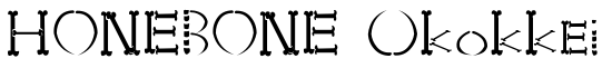HONEBONE Ukokkei - Download Thousands of Free Fonts at FontZone.net
