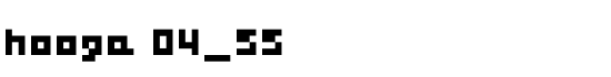 hooge 04_55 - Download Thousands of Free Fonts at FontZone.net