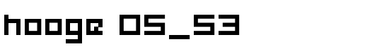 hooge 05_53 - Download Thousands of Free Fonts at FontZone.net