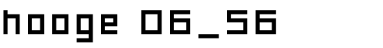 hooge 06_56 - Download Thousands of Free Fonts at FontZone.net
