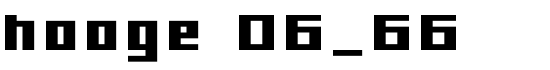 hooge 06_66 - Download Thousands of Free Fonts at FontZone.net