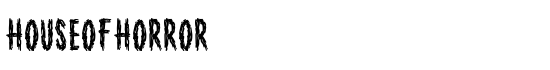 HouseofHorror - Download Thousands of Free Fonts at FontZone.net