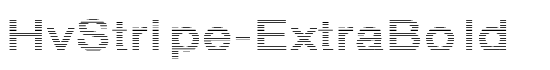 HvStripe-ExtraBold - Download Thousands of Free Fonts at FontZone.net