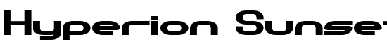 Hyperion Sunset -BRK- - Download Thousands of Free Fonts at FontZone.net