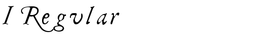 I Regular - Download Thousands of Free Fonts at FontZone.net