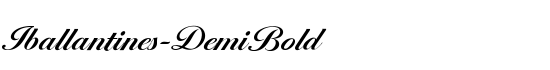 Iballantines-DemiBold - Download Thousands of Free Fonts at FontZone.net
