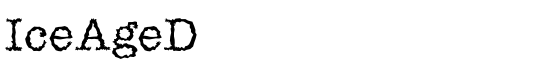 IceAgeD - Download Thousands of Free Fonts at FontZone.net