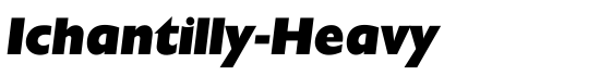 Ichantilly-Heavy - Download Thousands of Free Fonts at FontZone.net