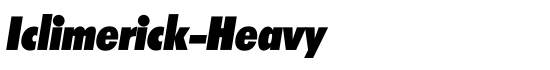 Iclimerick-Heavy - Download Thousands of Free Fonts at FontZone.net