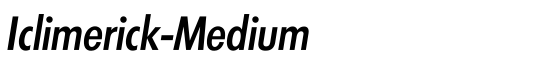 Iclimerick-Medium - Download Thousands of Free Fonts at FontZone.net