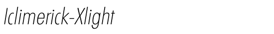 Iclimerick-Xlight - Download Thousands of Free Fonts at FontZone.net