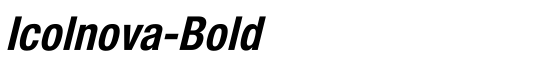 Icolnova-Bold - Download Thousands of Free Fonts at FontZone.net