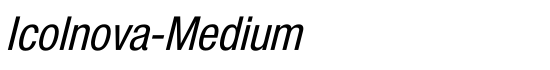Icolnova-Medium - Download Thousands of Free Fonts at FontZone.net