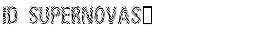 ID SupernovaSW - Download Thousands of Free Fonts at FontZone.net