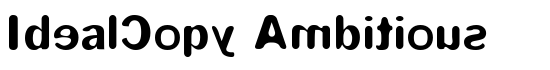 IdealCopy Ambitious - Download Thousands of Free Fonts at FontZone.net