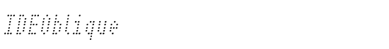 IDEOblique - Download Thousands of Free Fonts at FontZone.net