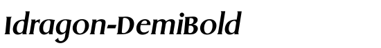 Idragon-DemiBold - Download Thousands of Free Fonts at FontZone.net