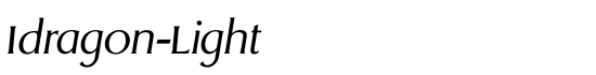 Idragon-Light - Download Thousands of Free Fonts at FontZone.net