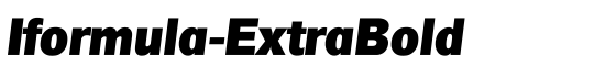 Iformula-ExtraBold - Download Thousands of Free Fonts at FontZone.net