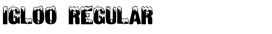 Igloo Regular - Download Thousands of Free Fonts at FontZone.net