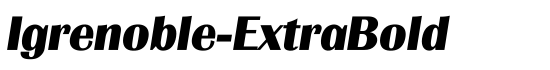 Igrenoble-ExtraBold - Download Thousands of Free Fonts at FontZone.net