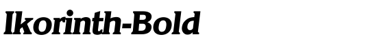 Ikorinth-Bold - Download Thousands of Free Fonts at FontZone.net