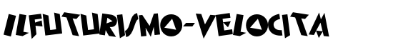 IlFuturismo-Velocita - Download Thousands of Free Fonts at FontZone.net