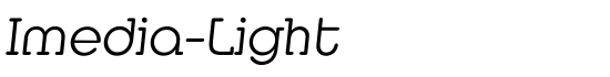 Imedia-Light - Download Thousands of Free Fonts at FontZone.net