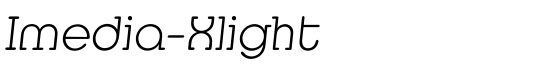 Imedia-Xlight - Download Thousands of Free Fonts at FontZone.net