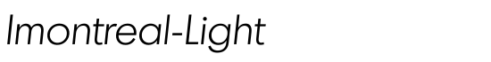 Imontreal-Light - Download Thousands of Free Fonts at FontZone.net