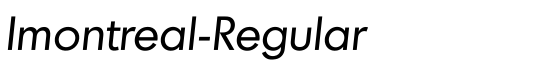Imontreal-Regular - Download Thousands of Free Fonts at FontZone.net