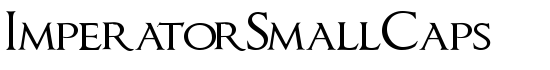 ImperatorSmallCaps - Download Thousands of Free Fonts at FontZone.net