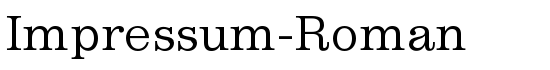 Impressum-Roman - Download Thousands of Free Fonts at FontZone.net
