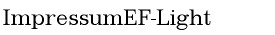 ImpressumEF-Light - Download Thousands of Free Fonts at FontZone.net